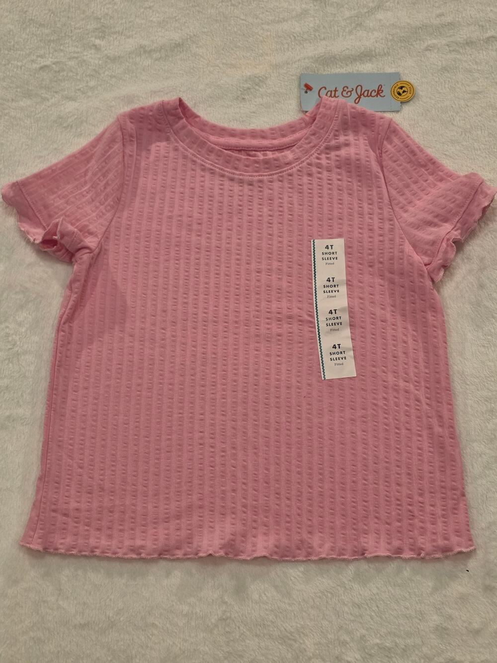 Cat & Jack Little Girls T-Shirt 4T NWT